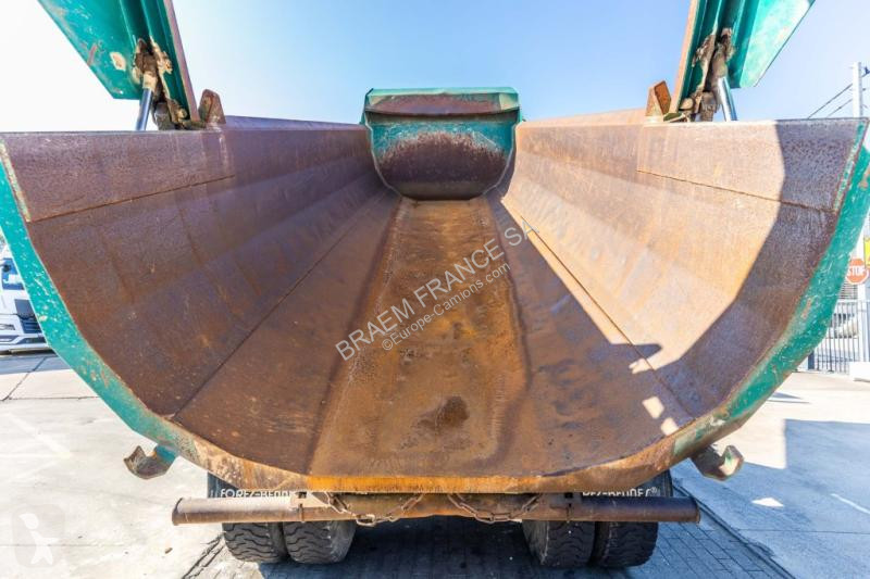 شاحنة Renault  KERAX 410 DXI+BENNE ENROCHEMENT...