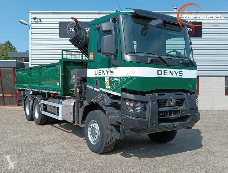 Camion Renault K 460 6x6 -HIAB 18TM Crane,...