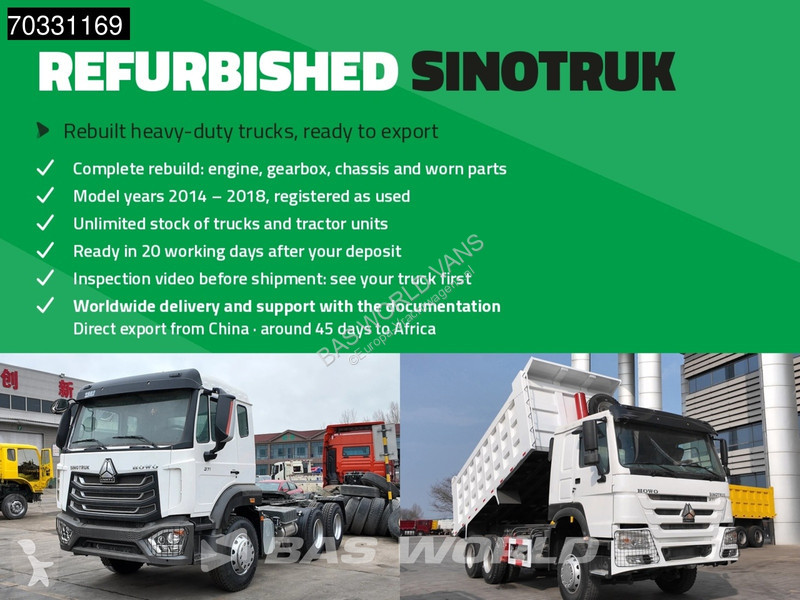 شاحنة  HOWO 371 8X4 Refurbished! 80T Full Steel...