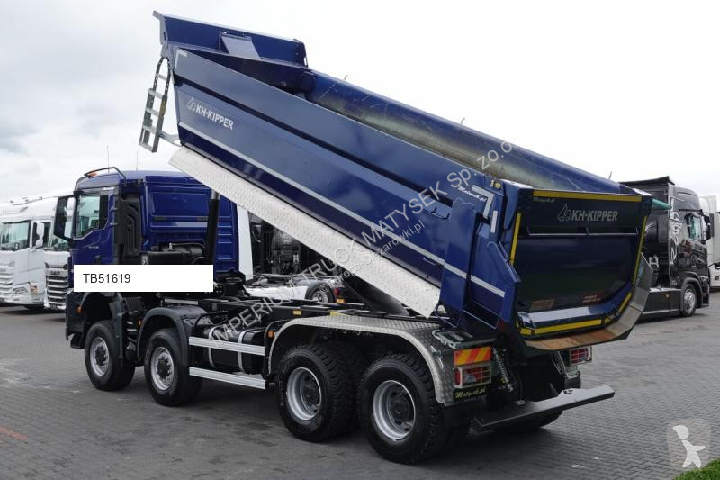 Kamion MAN TGS / 8X6 / WYWROTKA / TYLNOZSYPOWA...