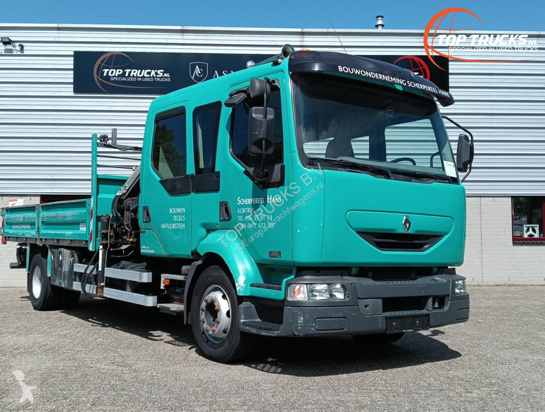 Lastbil Renault 220 DCI Hiab 9TM Kraan, Crane,...