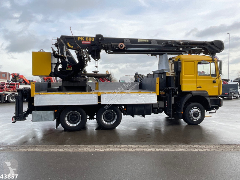 Lastbil MAN 6x6 Full Steel Manual Palfinger 68...