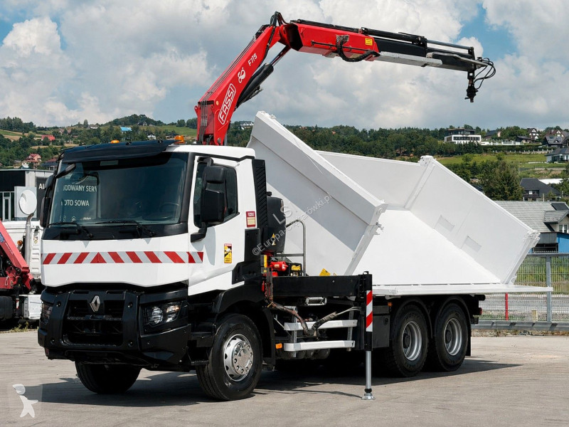 Камион Renault C 380* KIPPER 5,20 m* KRAN/FUNK...