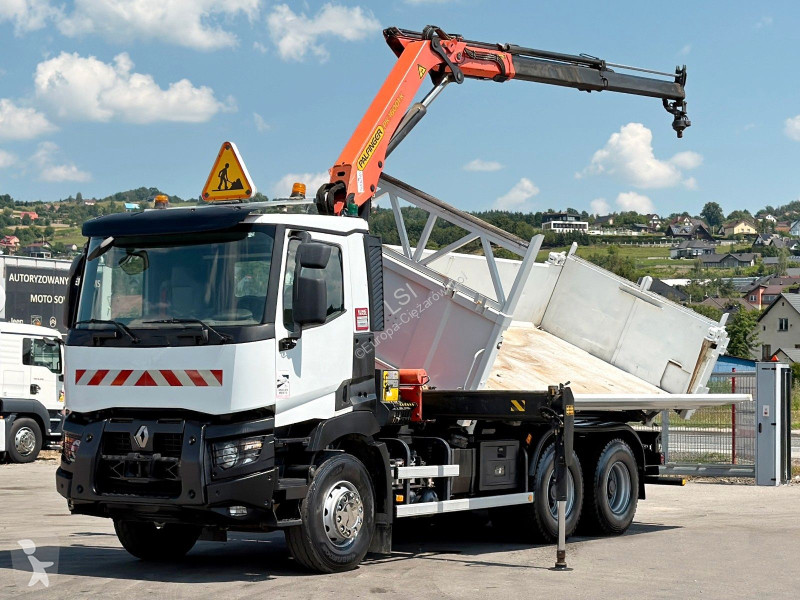 Camión Renault C 380* KIPPER 5,20 m* KRAN/FUNK...