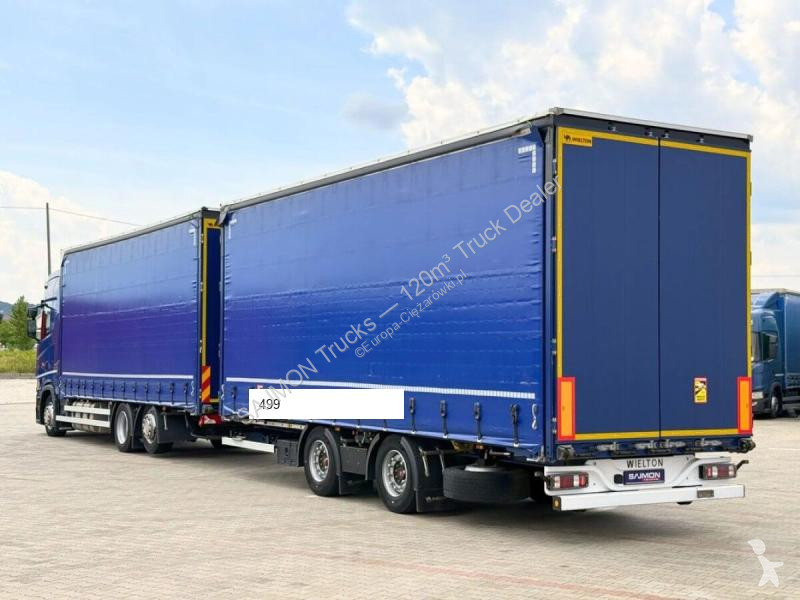 شاحنة Scania SUPER / S460 / ZESTAW TANDEM 120M3...