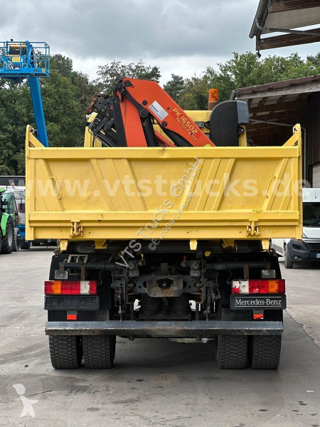 Camion Mercedes 1850 V8 MP2 4x4 BB Meiller-DSK,...