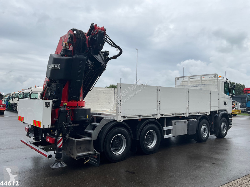 شاحنة Scania 450 8x4 Euro 6 Fassi 66 Tonmeter...