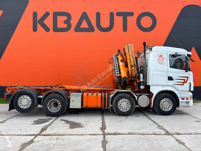 شاحنة Scania 8x2*6 FASSI F290 / AJK 20 ton...
