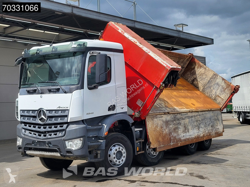شاحنة Mercedes 3243 8X4 14m3 2-way tipper...