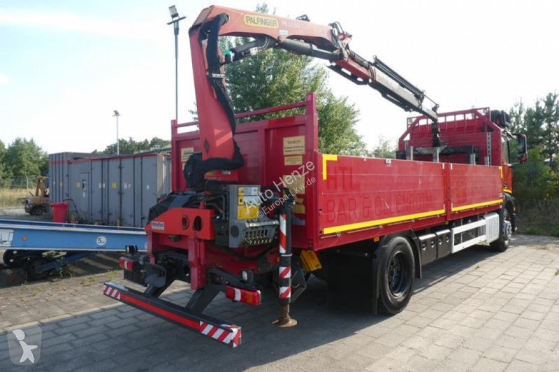 شاحنة Mercedes Antos 1830 L Pritsche Heckkran Funk