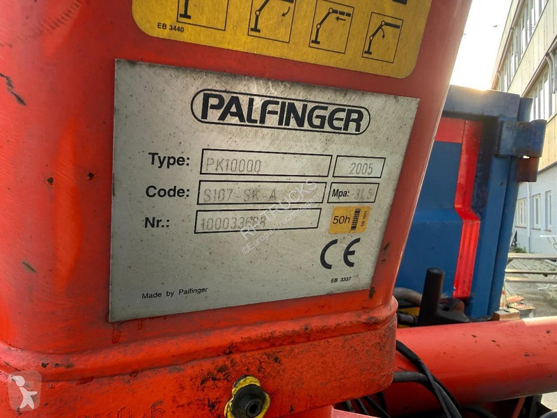 شاحنة MAN TGA 6X2 EURO 5 + PALFINGER PK10000 +...