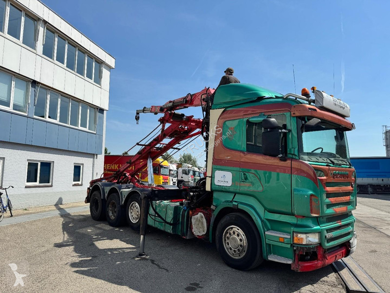 شاحنة Scania R500 8X2 + EPSION (YEAR 2014!)...