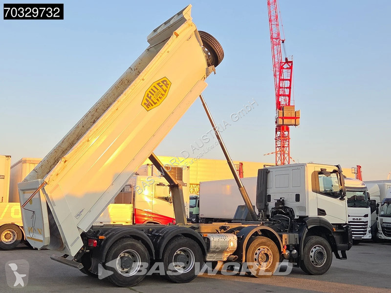 شاحنة Iveco 450 8X4 Full Steel Meiller Tipper...