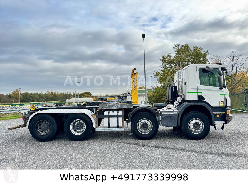 شاحنة Scania 410 Abrollkipper 8x4 alfinger...