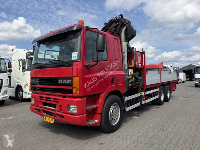 شاحنة DAF 85380 6X2 Euro 2 PM47024 Crane + Fly jib