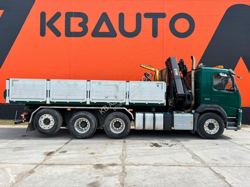 شاحنة Volvo 450 8x4*4 HIAB 192E-5 / BOX L=6157 mm