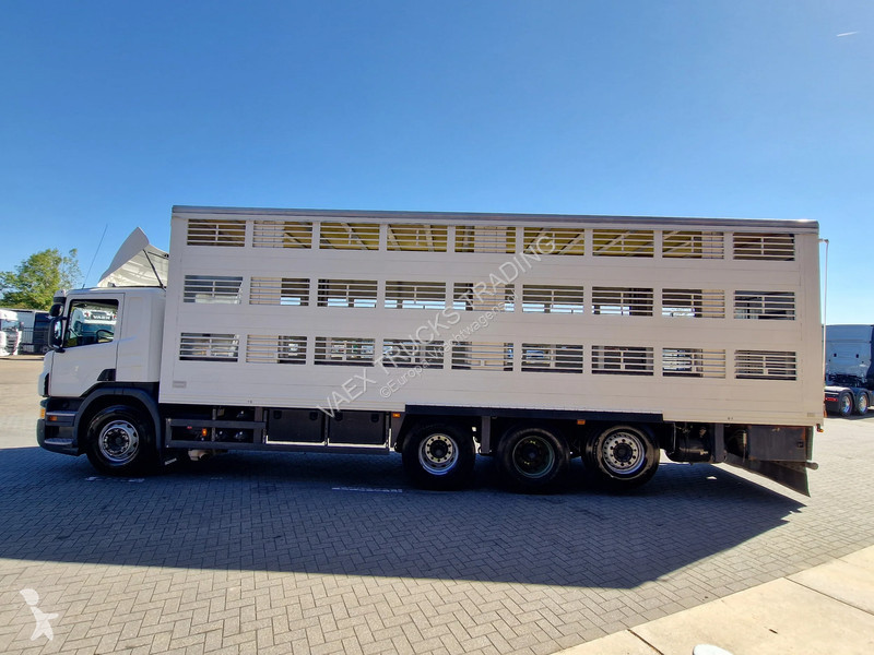 شاحنة Scania P400 8x4*4 - 2/3 deck livestock...