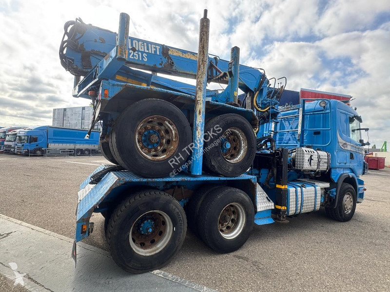 شاحنة Scania R580 6X4 + OGIFT F251S89A + 2 AXE...