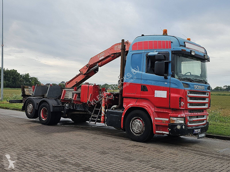 شاحنة Scania R480 6X2 MANUA CRANE