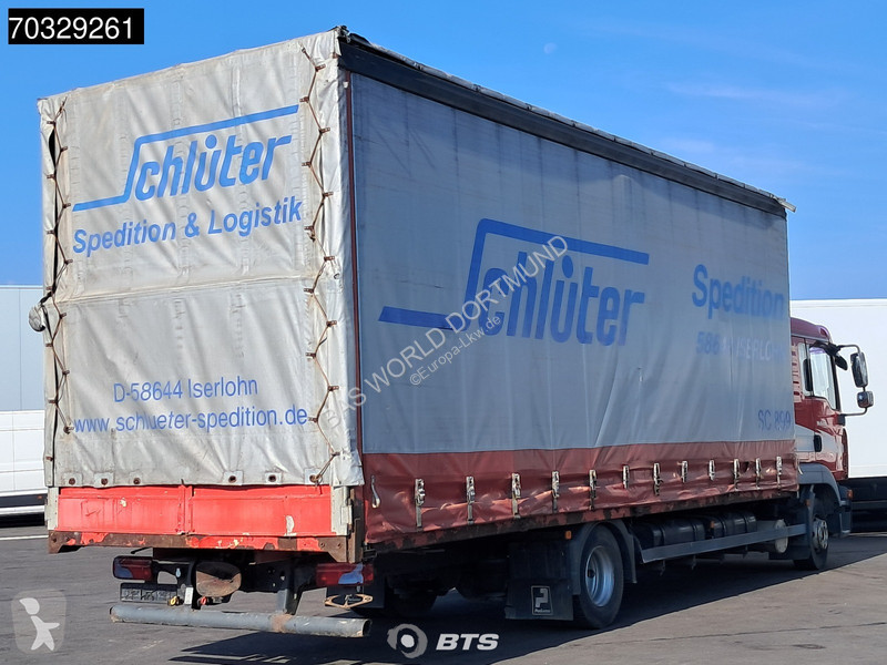 شاحنة MAN 12.240 4X2 12tonner curtainsider...