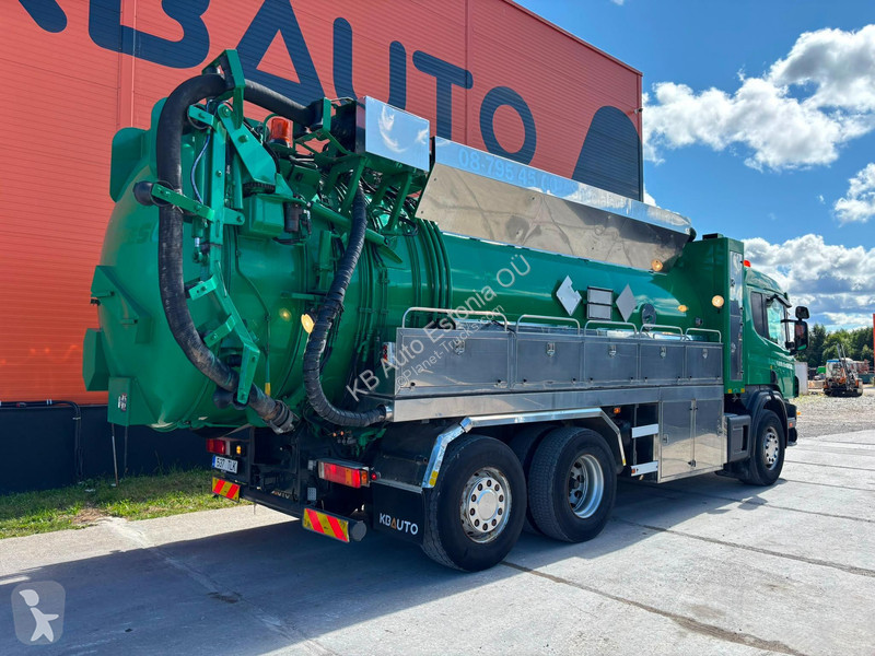 Vehículo de limpieza viaria Scania 124 6x2*4...