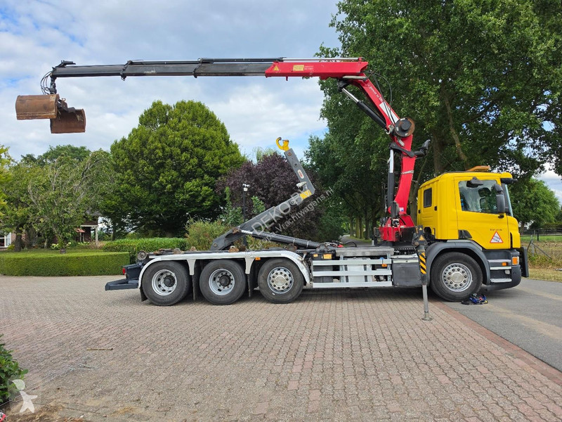 Camion Scania P450 8x2!! CRANE/HOOK!!...