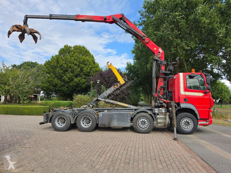 Vrachtwagen DAF 510 Palfinger Z crane. HOOK...