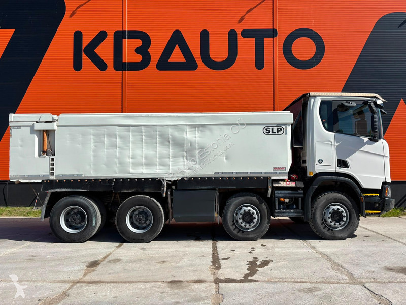 Vrachtwagen Scania R 580 8x4 RETARDER / BOX...