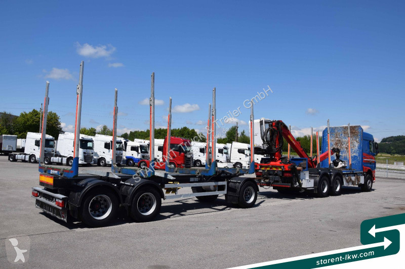 Camion remorque DAF 530 6x4 Kran Palfinger...