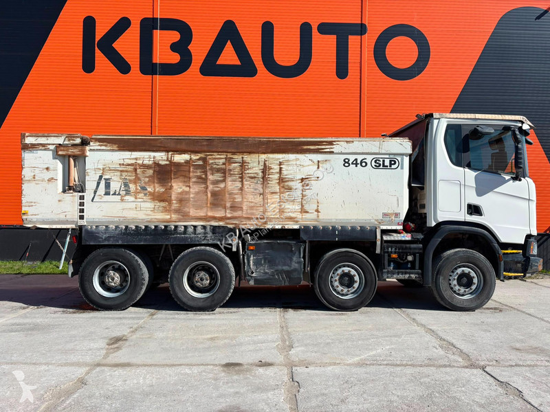 Vrachtwagen Scania R 580 8x4 RETARDER / BOX...