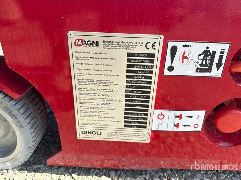Автовишка  MJP07OF Electric Oil Free Vertical...