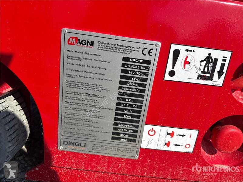 Автовишка  MJP07OF Electric Oil Free Vertical...