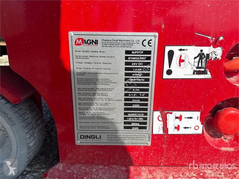 Автовишка  MJP07OF Electric Oil Free Vertical...