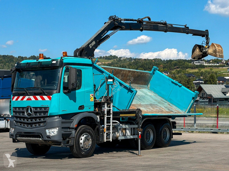 Camión Mercedes 2640 Kipper + HIAB 144 + FUNK *...