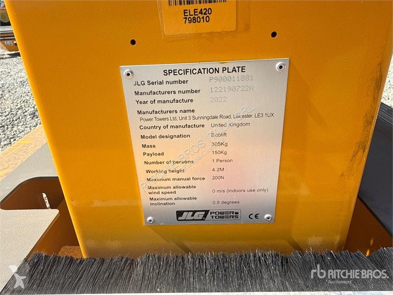 升降机 JLG ECOLIFT Vertical Mast Lift