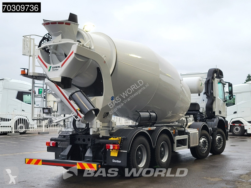 Camión Mercedes 4142 8X4 NEW! 12m3 Stetter...