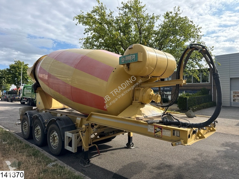 Oplegger MOL Beton mixer 12 m3, Lift axle
