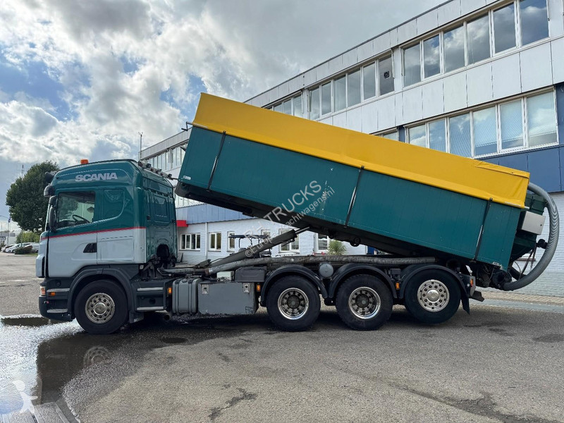 Camión Scania R480 8X4 EURO 5 + HOOKIFT
