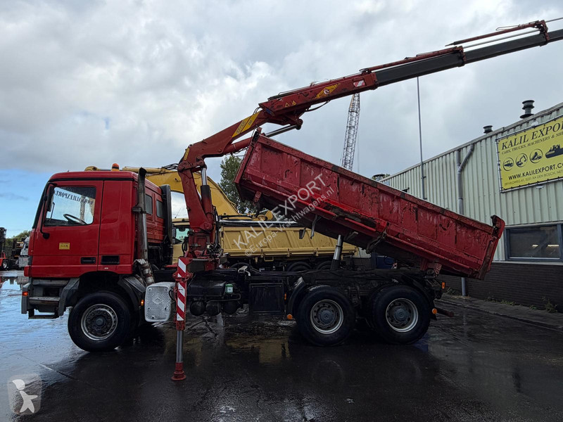 Camión Mercedes 2643 Kipper Crane Effer 250 6x4...