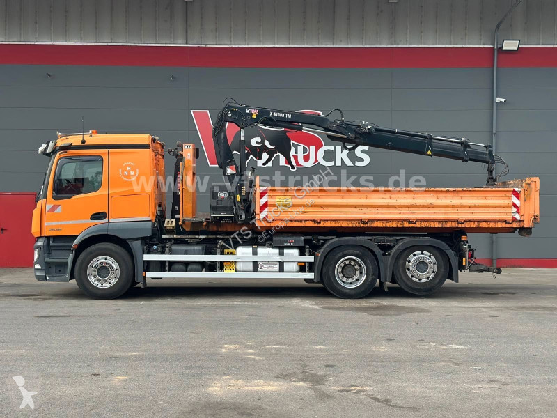 Kamion Mercedes 2546L 6x2 Lenk-/Lift Abroller...