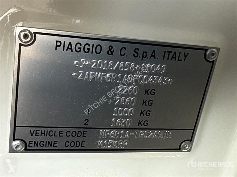 Грузовик Piaggio NP6 S/A Dump Truck