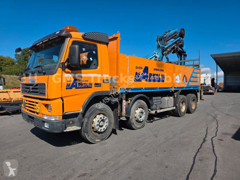 Teherautó Volvo 380 / 8X4 / 28m Hiab Kran / WINCH