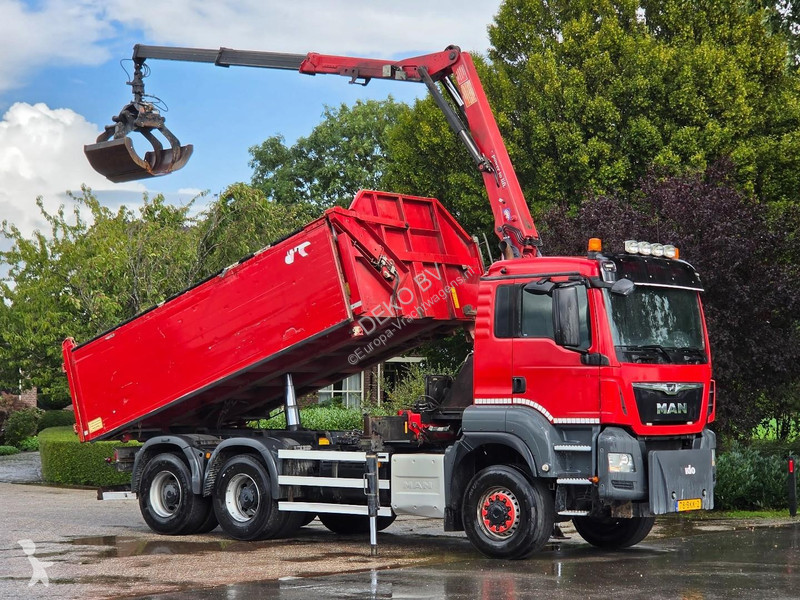 Camión MAN 420 !!6X6!! Z-CRANE TIPPER NL TRUCK...