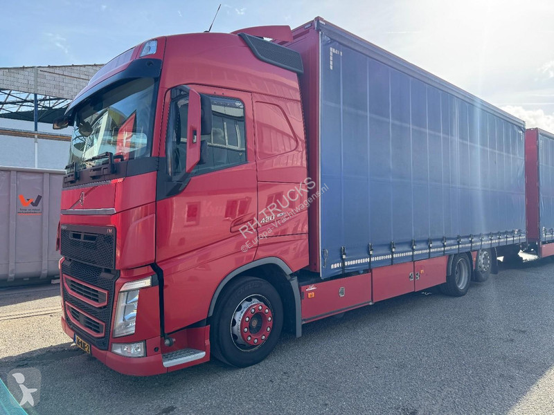 Camión Volvo 420 6X2 EURO 6 + 2 AXLE VAN ECK...