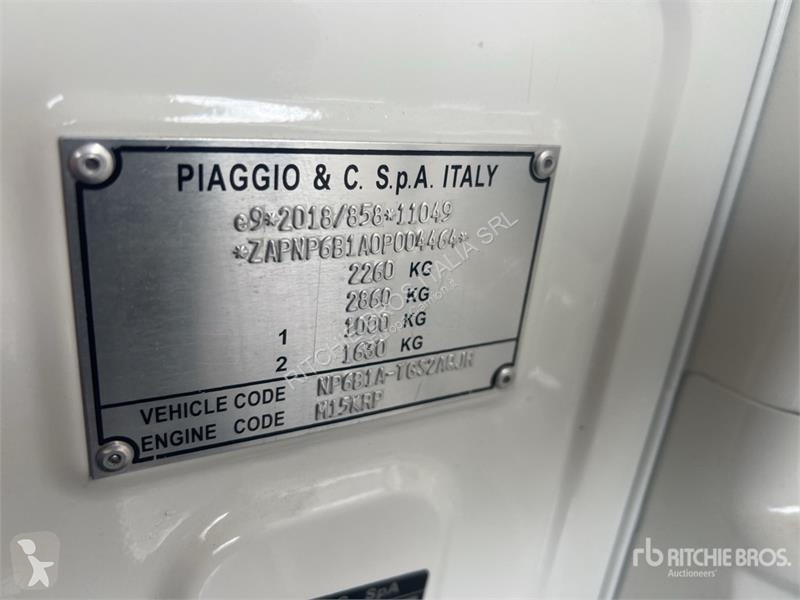 Camion Piaggio NP6 Flatbed Dump Truck