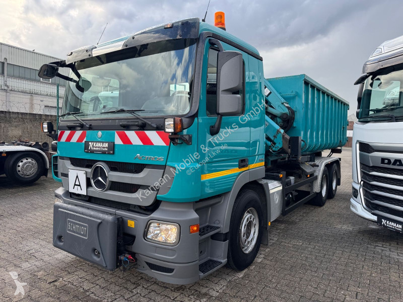 Camión Mercedes 2632 6x4 Meiller Abroller KRAN...