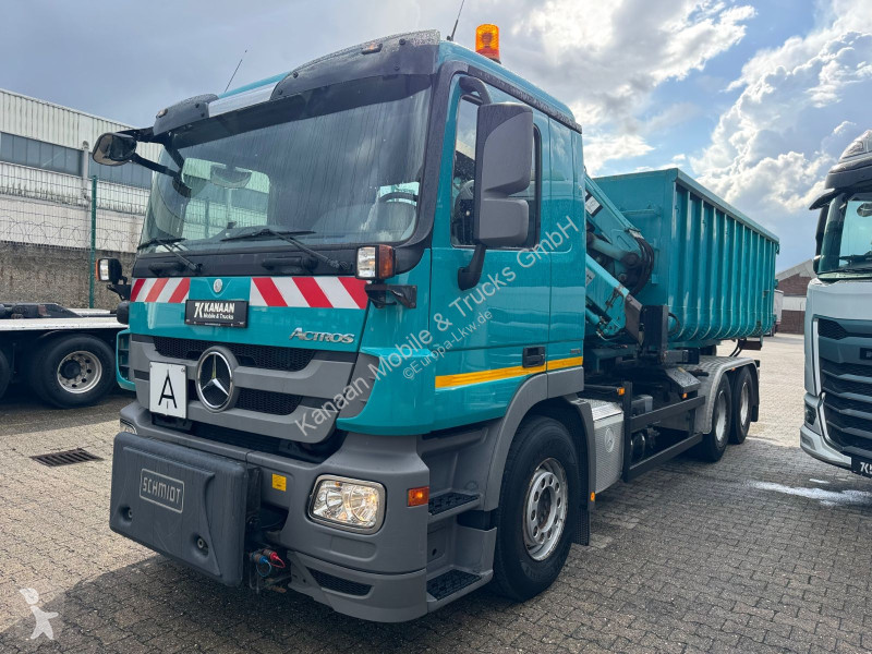 Camión Mercedes 2632 6x4 Meiller Abroller KRAN...