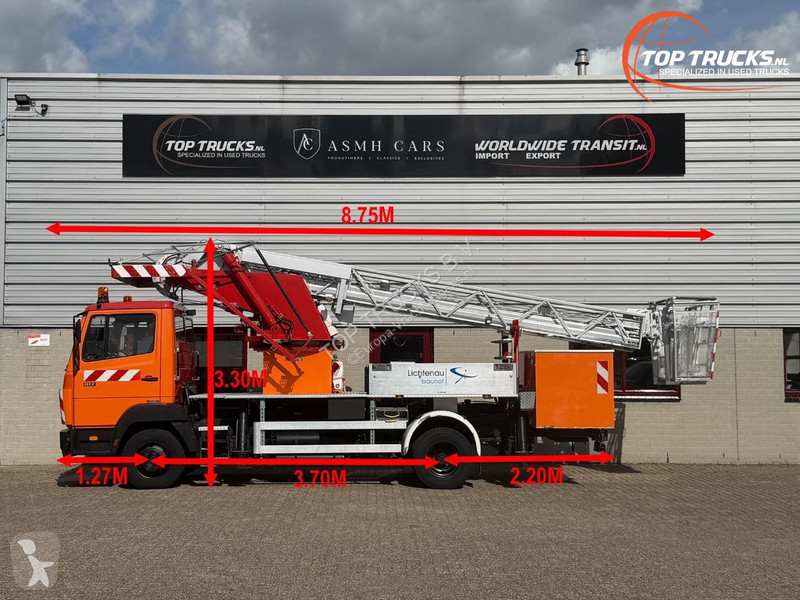 Camião Mercedes 817 Aerial work platform - METZ...