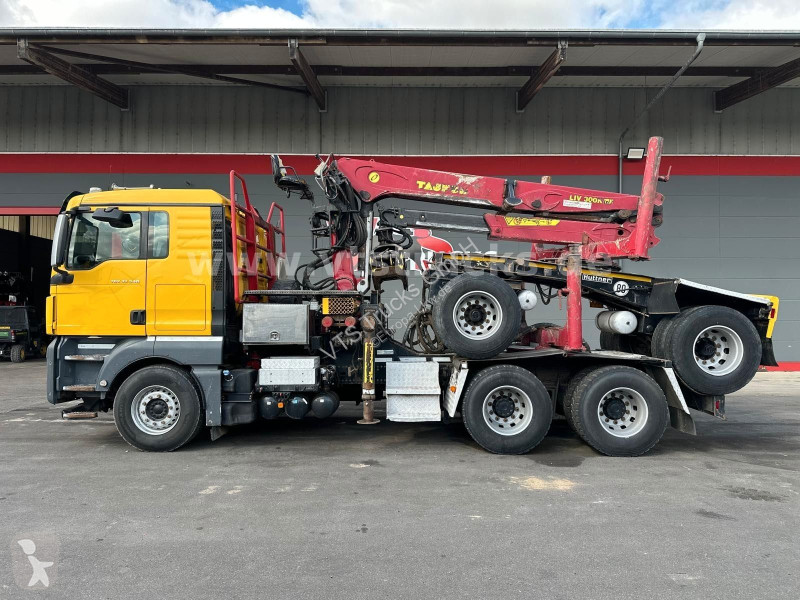 MAN 33.540 6x4 BL  Langholz TAJFUN truck