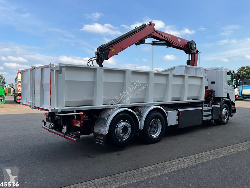 Scania Euro 6 CNG HMF 25 Tonmeter laadkraan truck